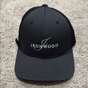 Ironwood Black golf hat adidas